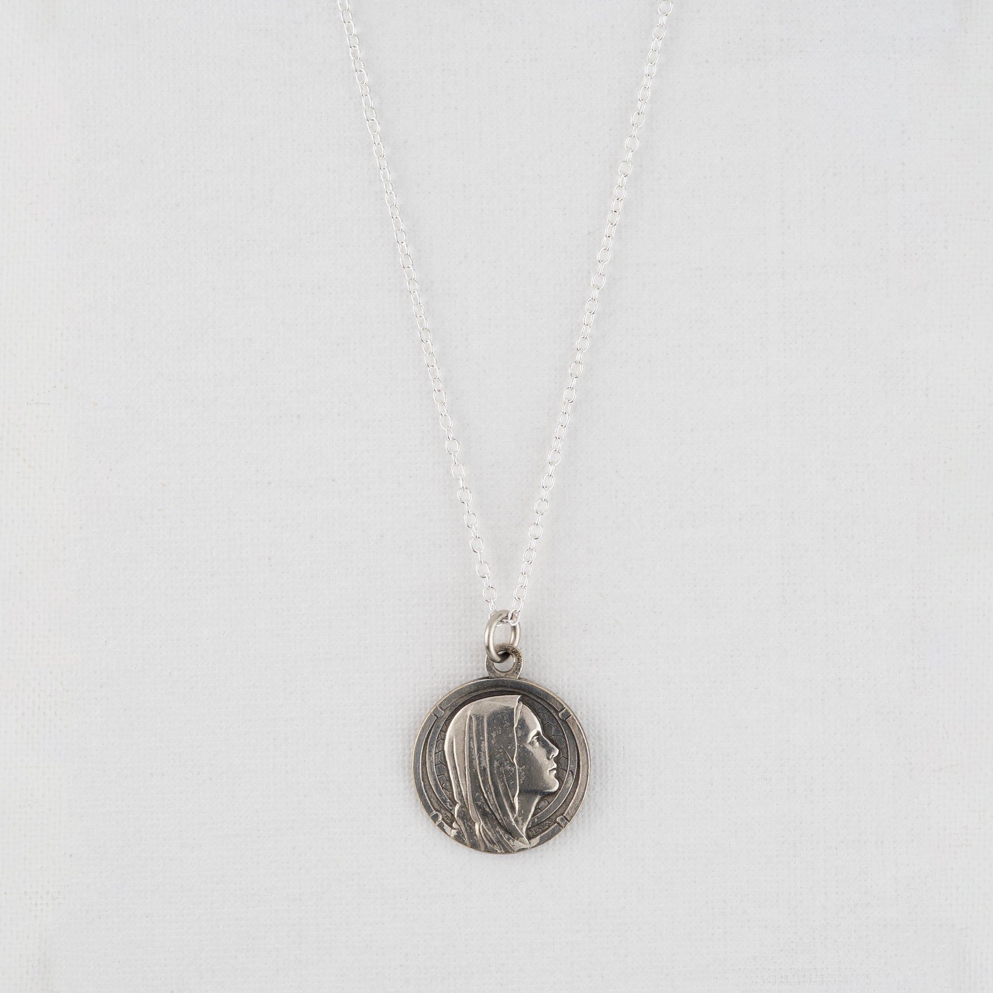 Vintage Medal Our Lady of Lourdes v325