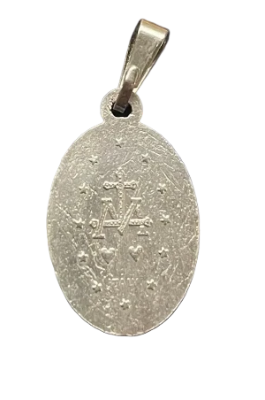 Vintage Medal Miraculous Mary v110