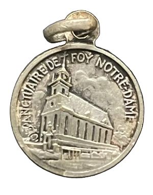 Vintage Medal Notre Dame de Foy v127