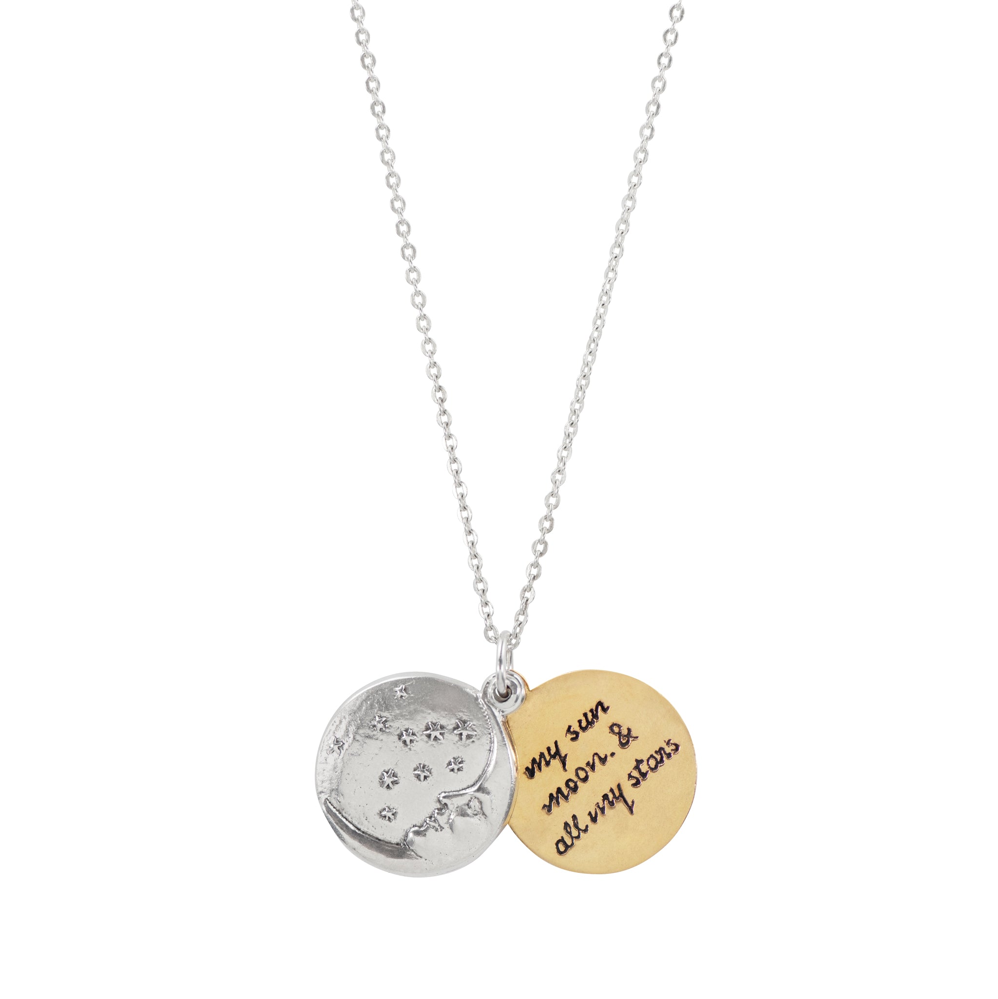 My Moon & Stars Sliding Locket Necklace