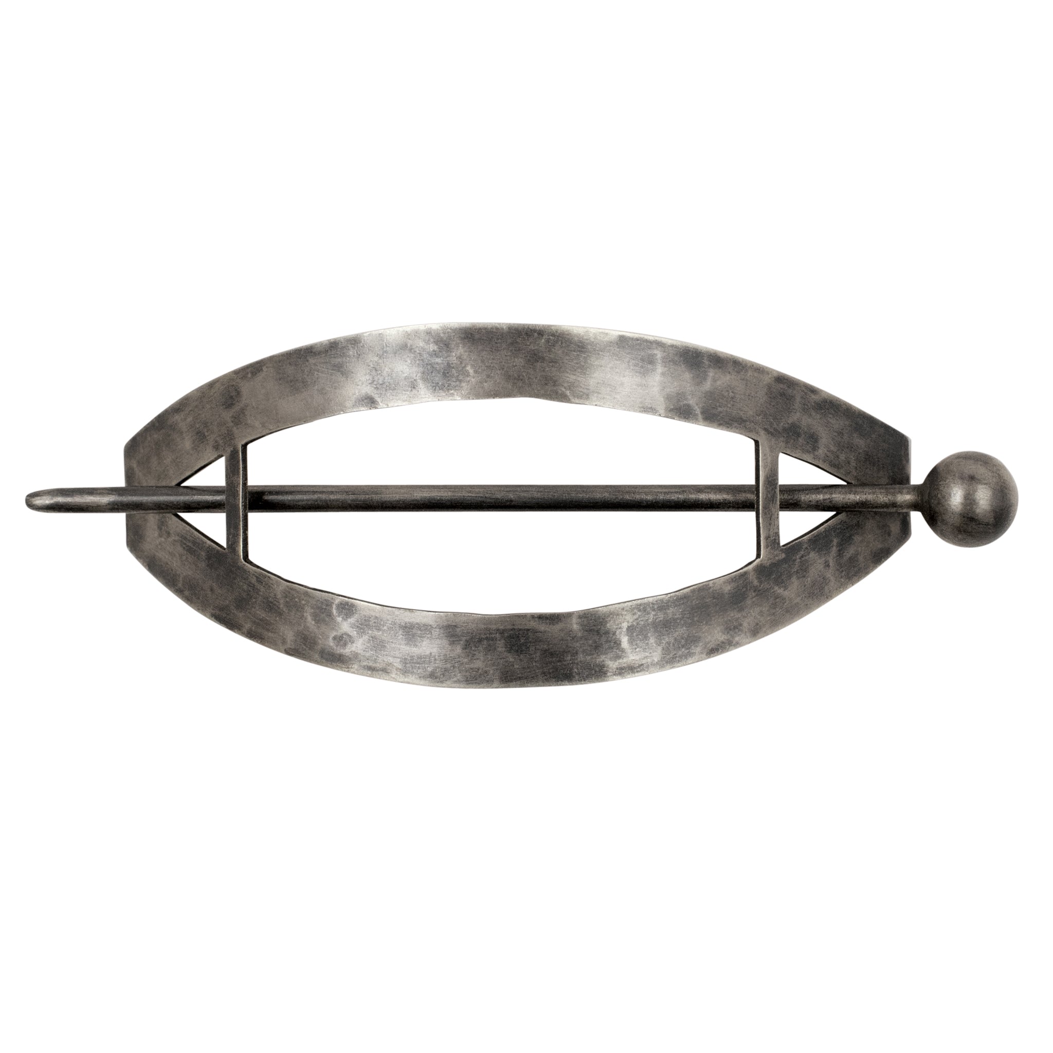 Heirloom Barrette in Antiqued Silver