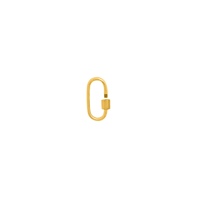 Carabiner Lock in Gold
