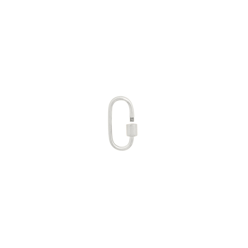Carabiner Lock in Silver