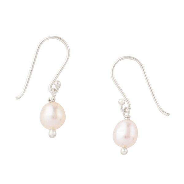 Pretty in Pearl Earrings - 7.5mm Pearl