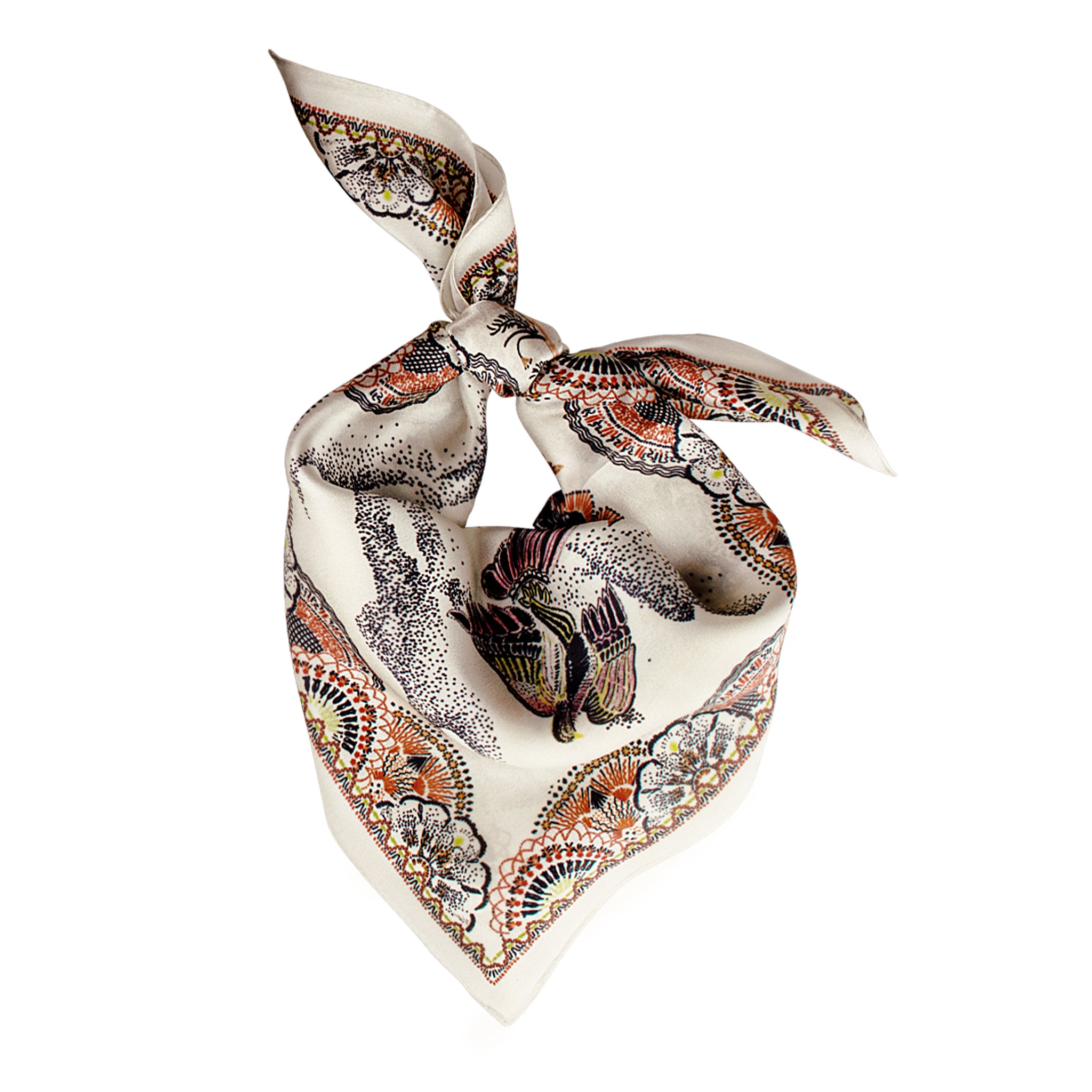 Phoenix Silk Scarf | Available to Ship May 29, 2026