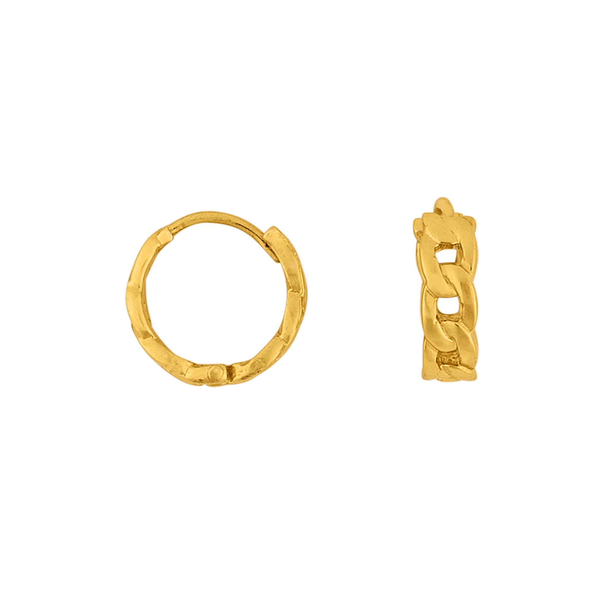 Chain Clicker Huggies in Gold