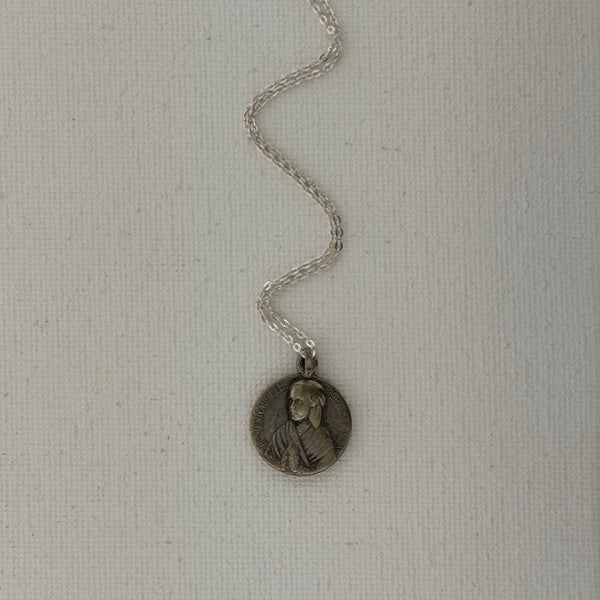Vintage Bernadette/ Lourdes Medal Necklace V41
