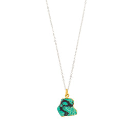 Turquoise Nugget Pendant Necklace