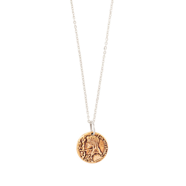 Petite Joan of Arc Musing Necklace