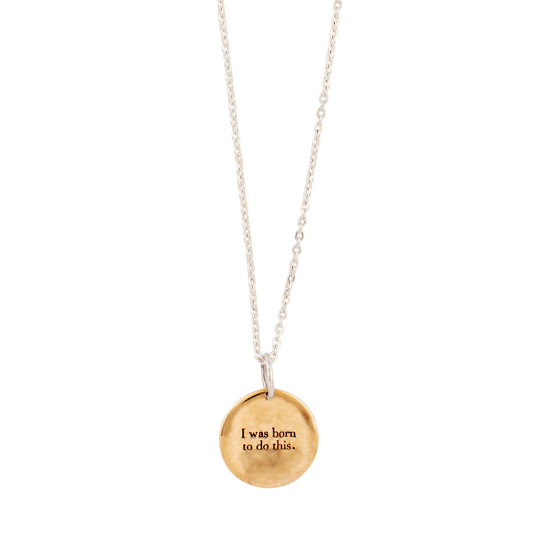 Joan of Arc Mini Musing Necklace