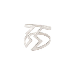 She's Electric Adjustable Ring in Silver