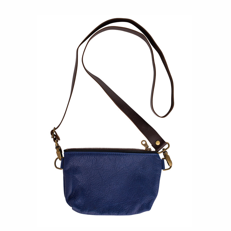 Buckle Up Convertible Bag - Peacock Blue