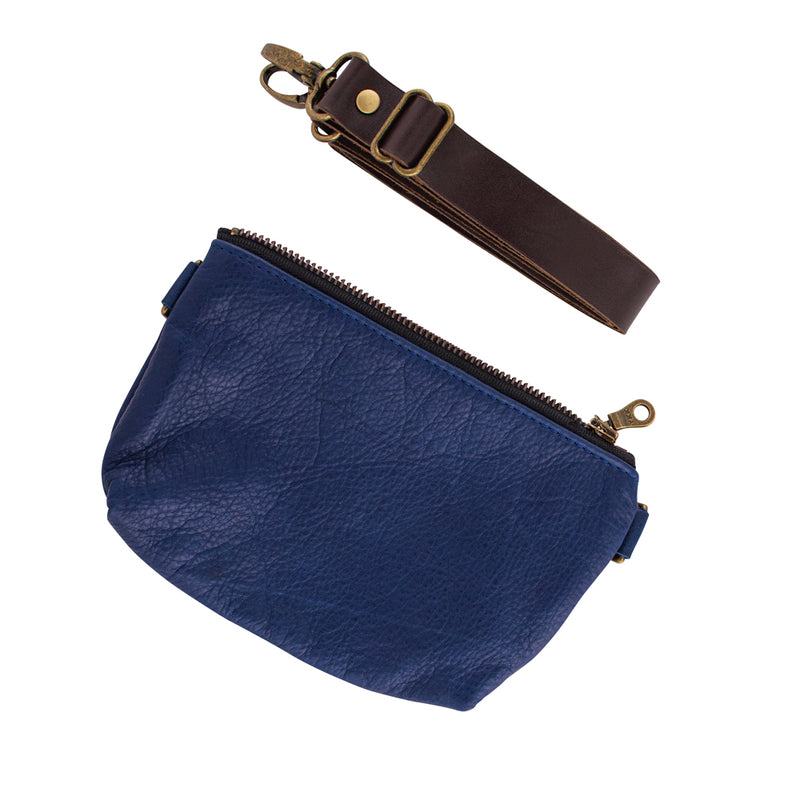 Buckle Up Convertible Bag - Peacock Blue