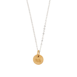 Hand-Stamped Heart Necklace