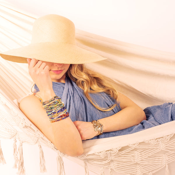 Indispensable Linen Wrap - Denim Blue