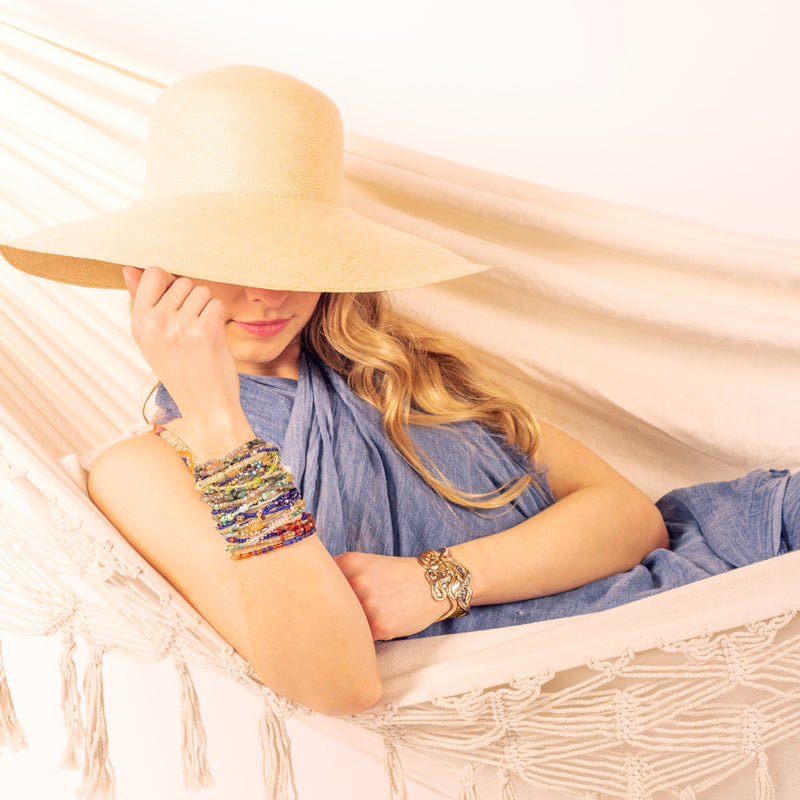 Indispensable Linen Wrap - Denim Blue