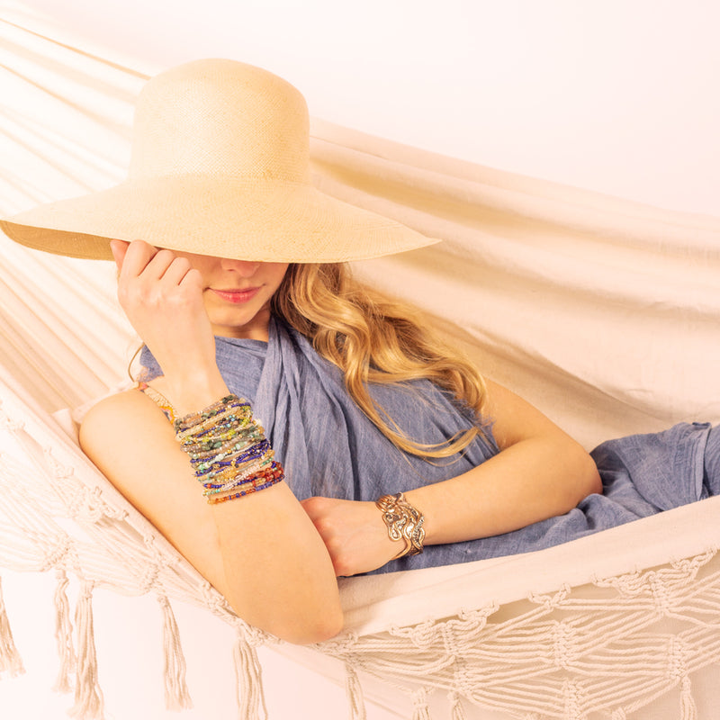 Indispensable Linen Wrap - Sunset Orange