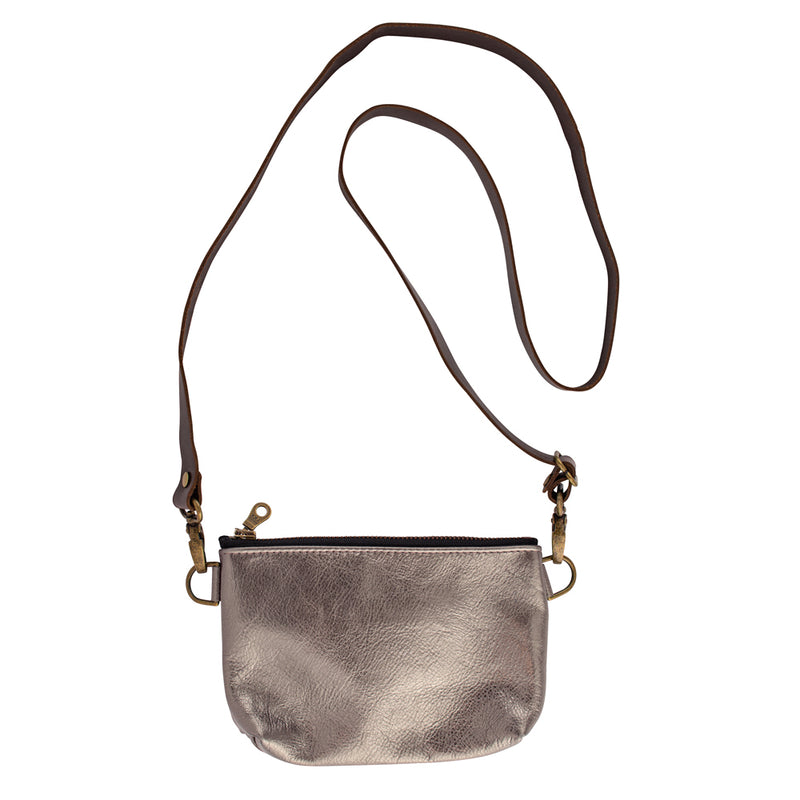 Buckle Up Convertible Bag - Bronze