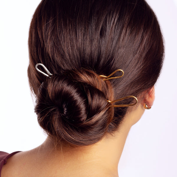 Call Me Bobby Hair Pin in Silver - Small