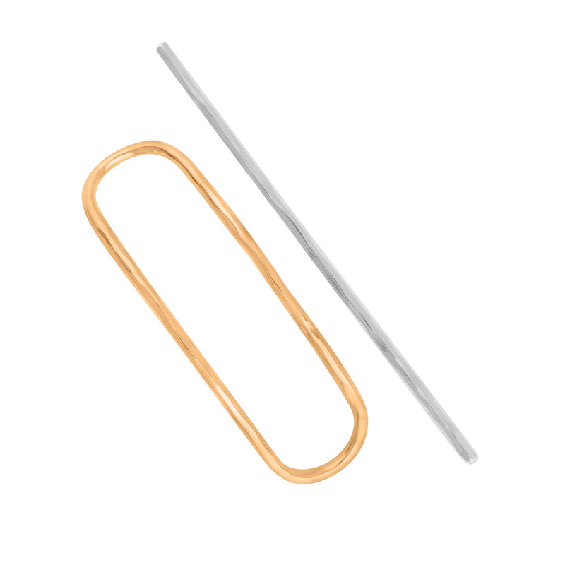 Oval Slide Hair Pin