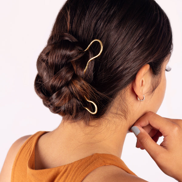 All Day Hair Pin - Bronze - Large
