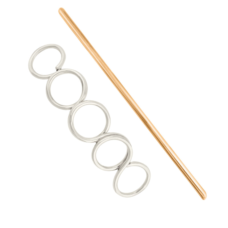 Jupiter Moons Hair Slide - Large