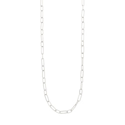 Soft Link Chain in Silver - 18"