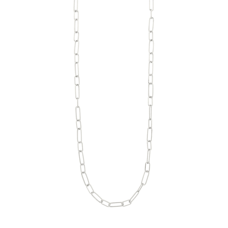 Soft Link Chain in Silver - 18"