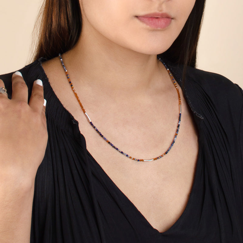 Mountain Skies Strand Necklace - 20-22"