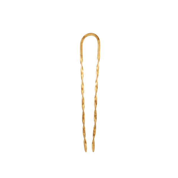 Effortless Twist Hair Pin -Bronze - Medium