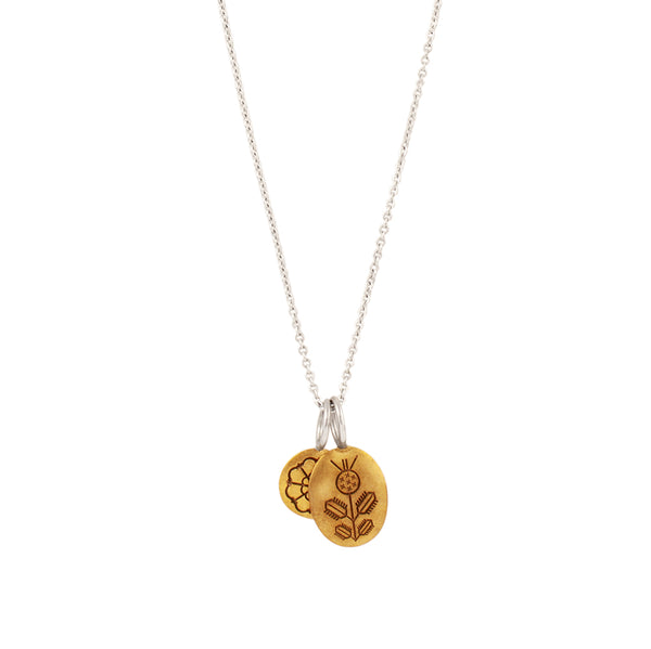 Vortex Medallion Necklace in Bronze & Labradorite – The Good Collective