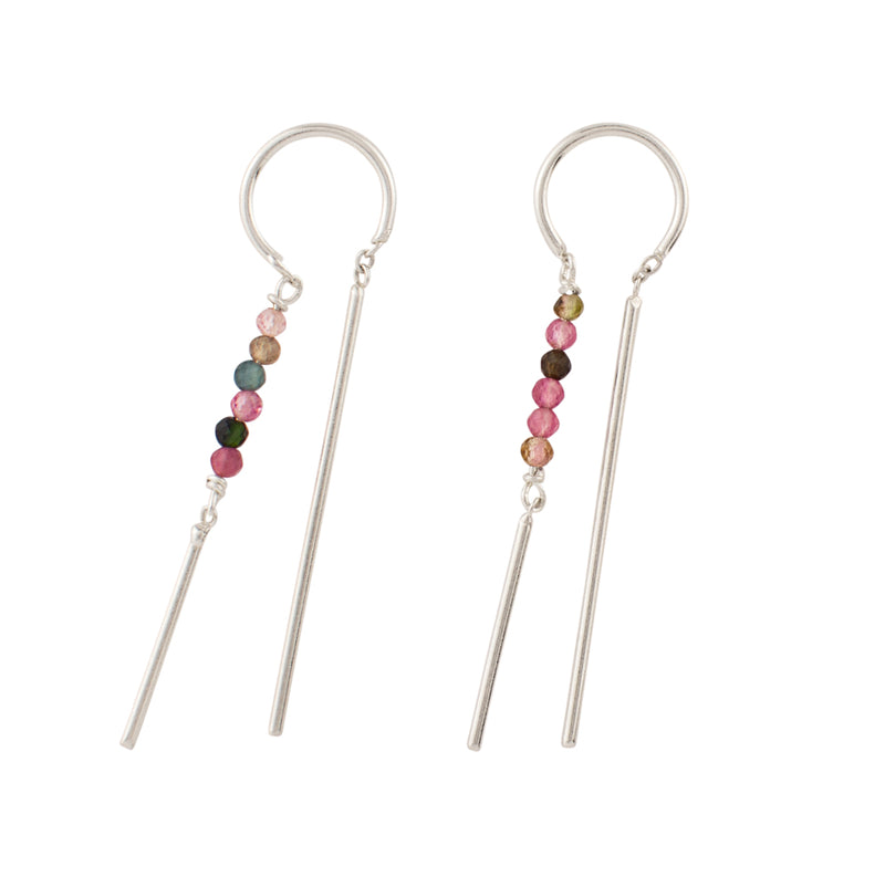 Beaded Dancer Threaders in Tourmaline | Available to Ship June 3, 2024