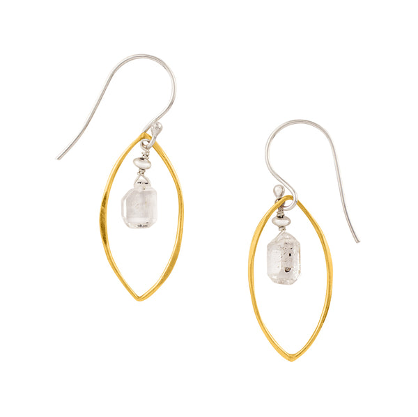 Herkimer Marquise Earring