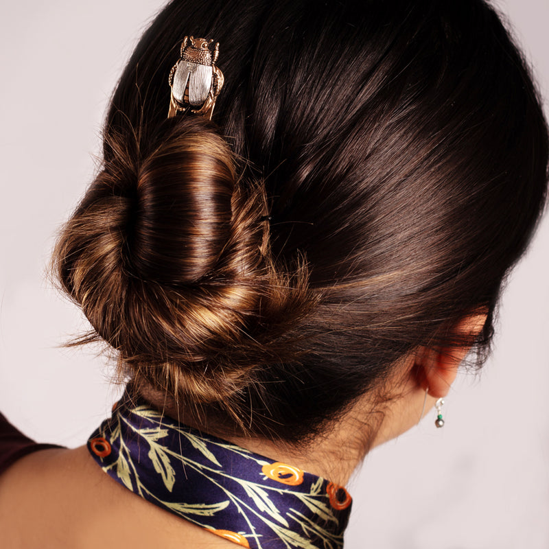 Super Scarab Hair Pin