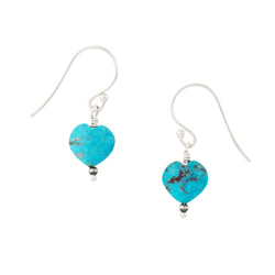 You've Got Heart Earrings in Turquoise