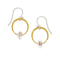 Rhea Earrings in Herkimer
