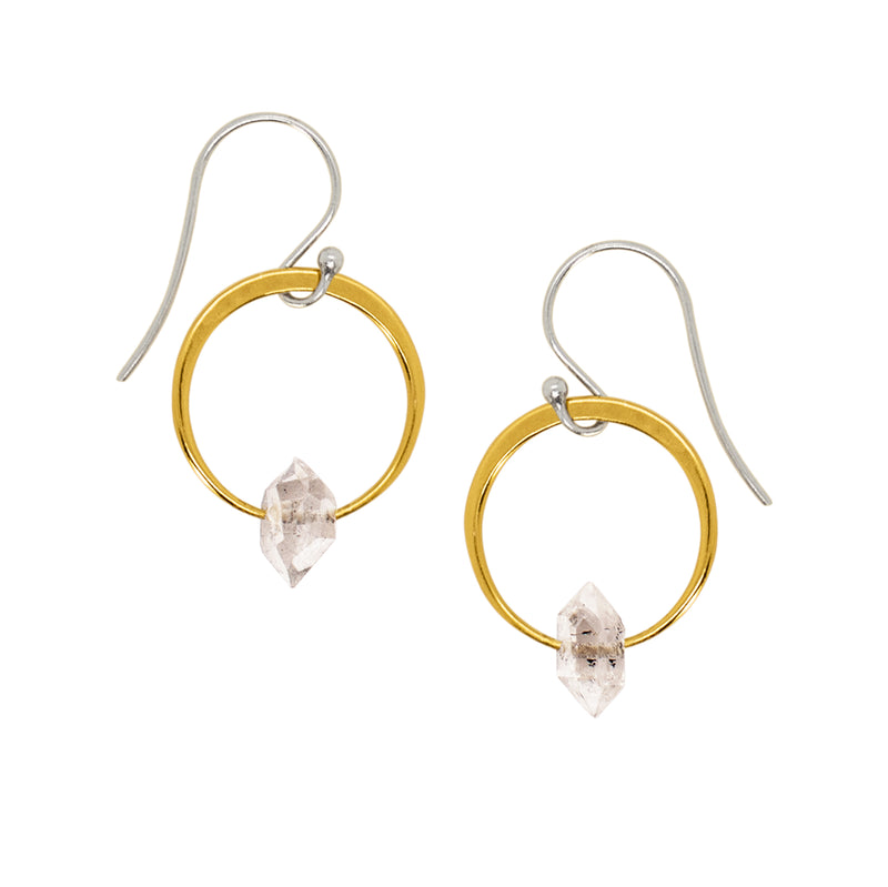 Rhea Earrings in Herkimer