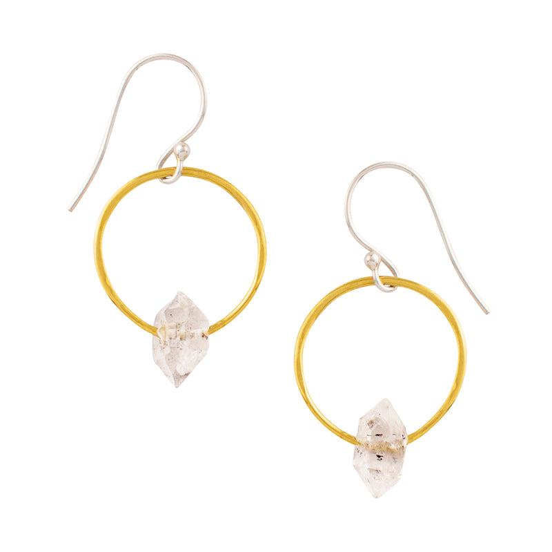 Rhea Earrings in Herkimer