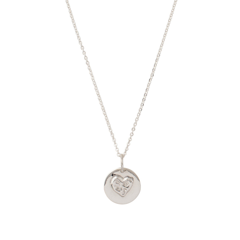 Loved Mini Musing Necklace in Silver