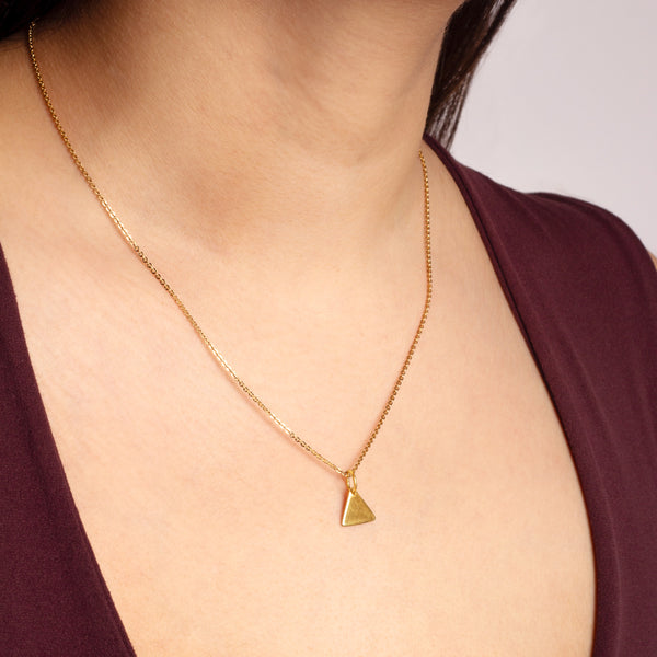 All Sides Equal Necklace in Gold