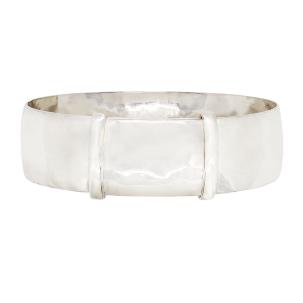 Sterling Slide Bangle in Silver - 3/4