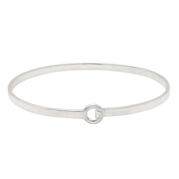 Simply Sweet Bangle in Silver