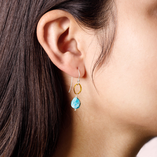Orbit Earrings in Turquoise