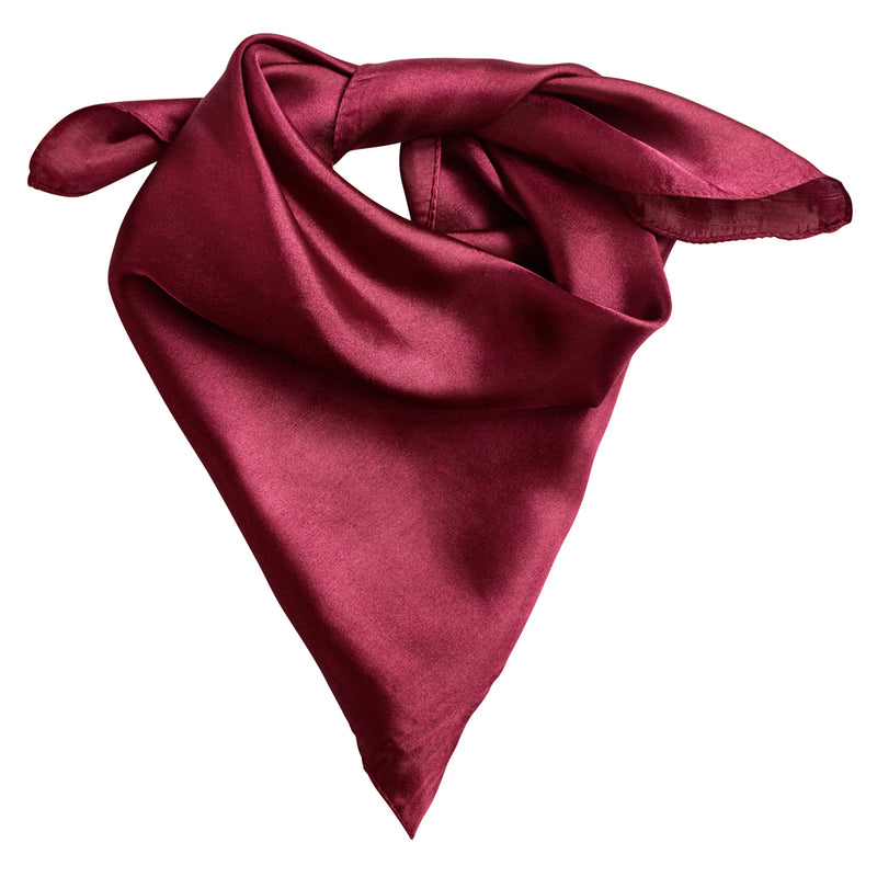 Elemental Silk Scarf in Rioja Red