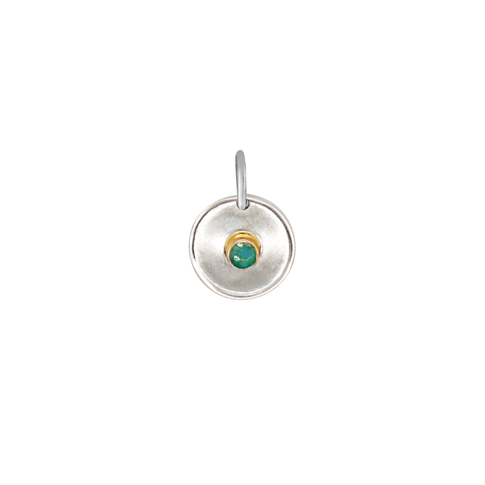 Natural Talent Birthstone Charm Pendant - May/Emerald