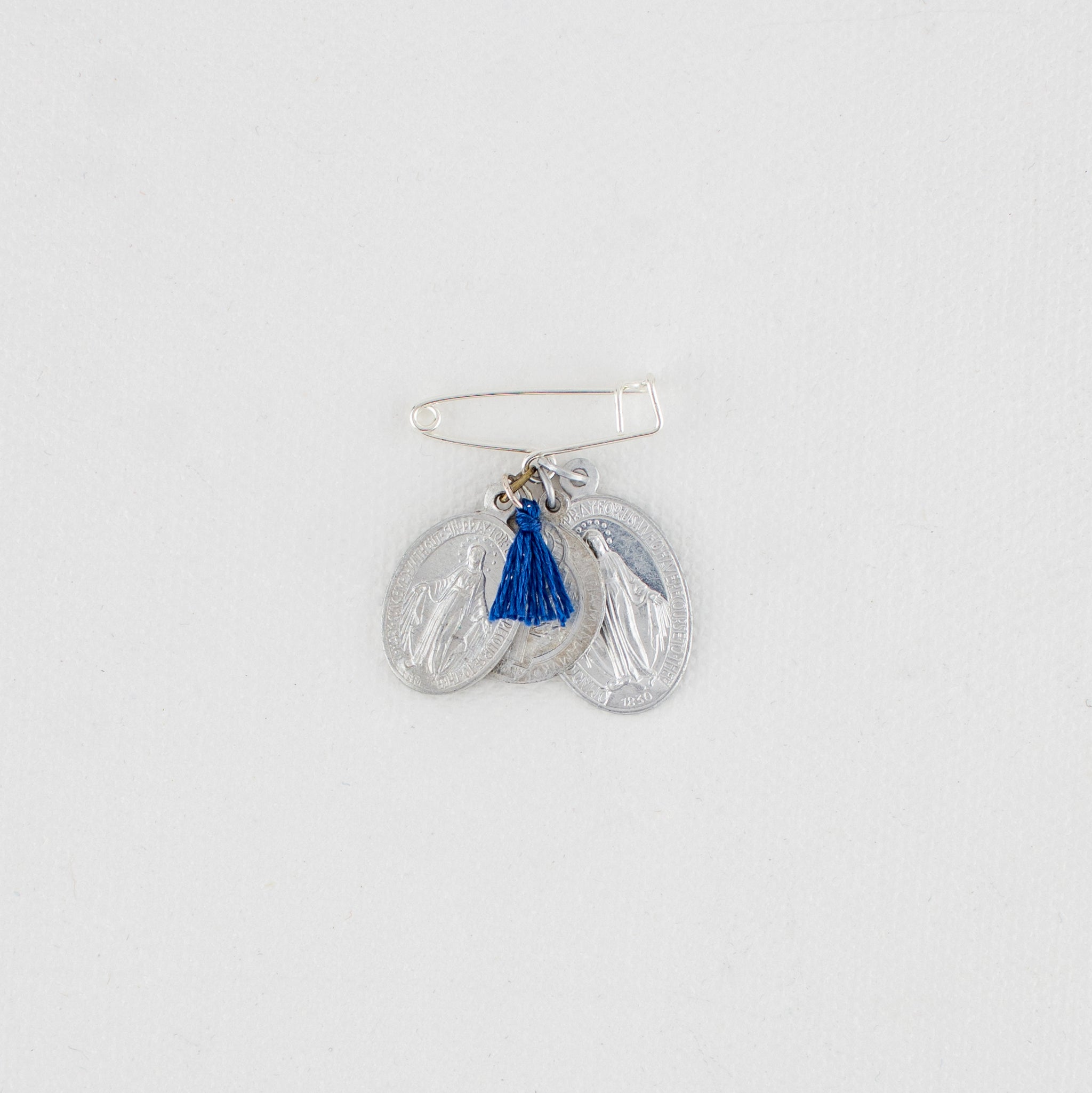 Vintage Saint Medal Lapel Pin Trio v32