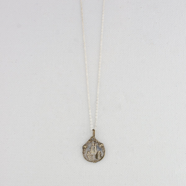 Vintage Saint Medal Notre Dame De Montaigu v3