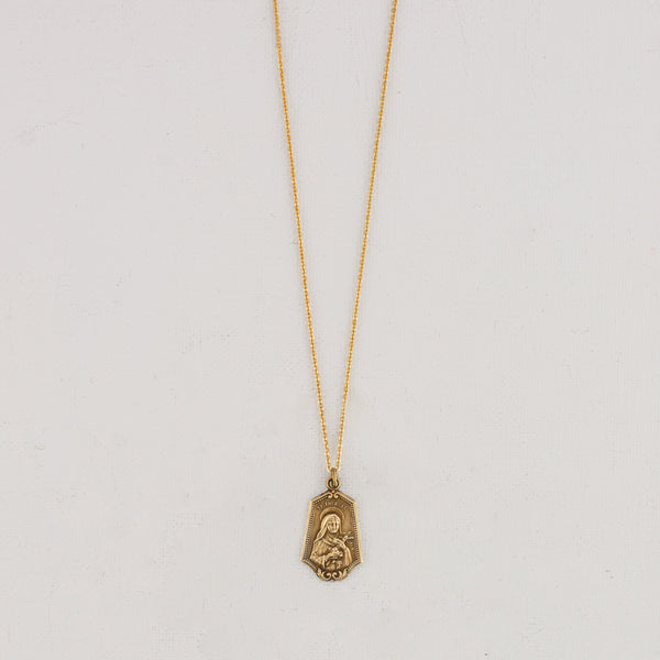 Vintage Saint Medal Saint Therese