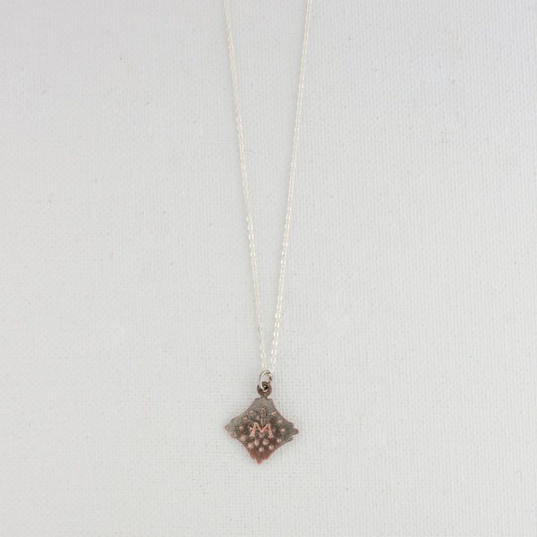 Vintage Saint Medal Miraculous Mary v7