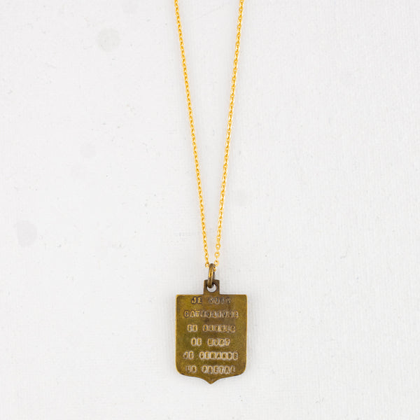 Vintage Medal Saint Christopher v100